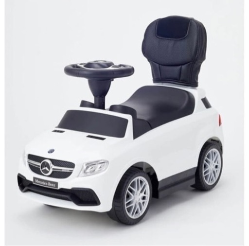 【新品未開封】子ども メルセデスベンツ AMG GLE63  ホワイト 押し手付