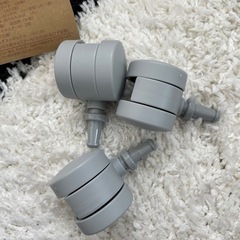 無印　　ポリプロピレン  収納用キャスター　未使用の画像