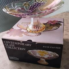 SOGAクリスタル＃フルーツボール足つき 【新品・箱入り】