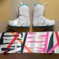 ☆全部揃う　Salomonスノーボード3点セット＋ケース　