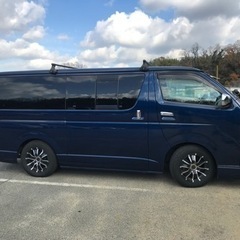 ハイエースバン 2.0 スーパーGL ロング 外エアロ　ローダウン　ETC　キーレスの画像