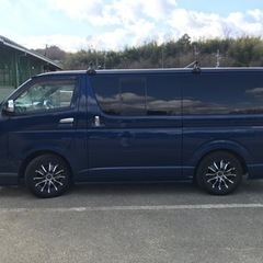 ハイエースバン 2.0 スーパーGL ロング 外エアロ　ローダウン　ETC　キーレスの画像