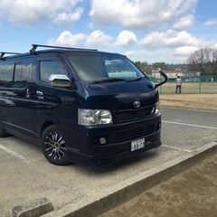 ハイエースバン 2.0 スーパーGL ロング 外エアロ　ローダウ...