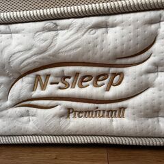 【売約済】ニトリ セミダブル マットレス Nスリープ プレミアムP2★枕・シーツ・パッド・布団付きの画像