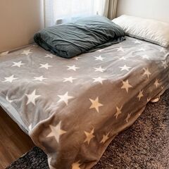 【売約済】ニトリ セミダブル マットレス Nスリープ プレミアムP2★枕・シーツ・パッド・布団付きの画像