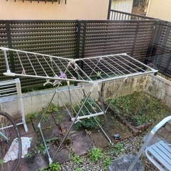 簡易な洗濯物干し