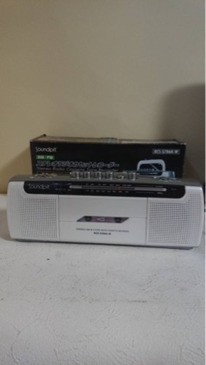 Soundpit   ステレオラジオカセットレコーダー　RCS-S786K-W  ホワイト