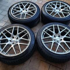 バリ溝　225/45ZR/19　タイヤ&ホイール