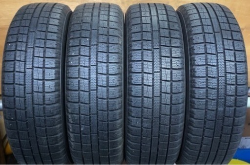 【残り1セット】155/65R14・スタッドレスタイヤ4本セット・中古