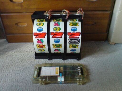 パチスロ実機 サミー 4号機 レトロ アラジンA LED化 載せ変えセット パネル付