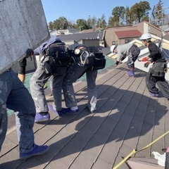 未経験も経験者も集まれ！屋根工事、塗装、足場職人さん募集