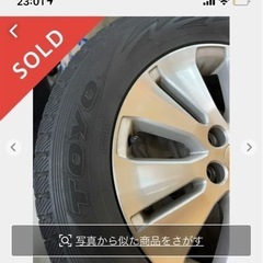 ホイール付きスタッドレスタイヤ4本　写真更新の画像