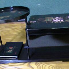 2段違い棚と付属品