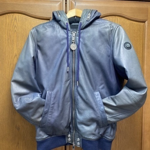 お値引きしました。DIESEL シープスキン レザージャケット レザーパーカー