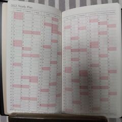 2022年   手帳の画像