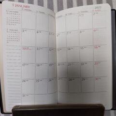 2022年   手帳の画像