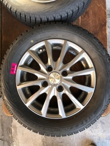 中古タイヤホイール4本セット　ブリヂストン BLIZZAK REVO  GZ 155/65R13