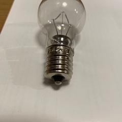ミニクリプトン球クリア　E17　ハロゲンの電球色　5個セットの画像