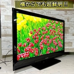 【すぐ見れるセット‼️】三菱 REAL 大画面の40型テレビ✨ フルHD‼️ PC入力可能⭕️ 配送無料🚛の画像