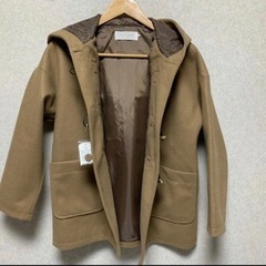 (受渡先決定) ダッフルコート　chocol raffine robe  キャメル　Mの画像