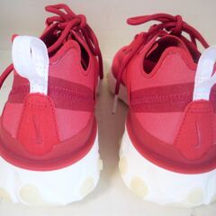 ☆ナイキ NIKE CV2206-661 W REACT ELEMENT 55 UNIVERSITY RED スニーカー 27cm◆オシャレでかっこいいバレンタインモデルの画像