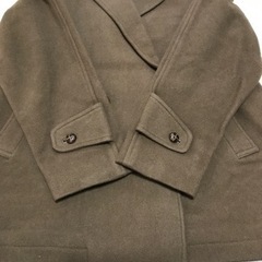 メンズ  Pコート カーキ M コート アウターの画像