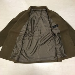 メンズ  Pコート カーキ M コート アウターの画像