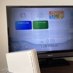 Nintendo Wii (ゲームソフト2本つき、動作確認済)の画像