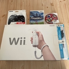 Nintendo Wii (ゲームソフト2本つき、動作確認済)の画像