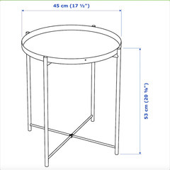IKEAコーヒーテーブル の画像