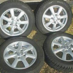 スタッドレスタイヤ155/65R13 ブリヂストンREVO GZ...