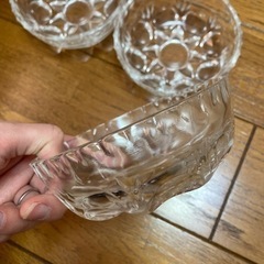 ガラス製　小鉢　3個セット　シンプルの画像