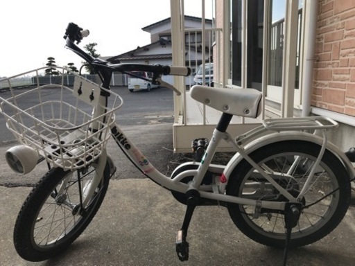 ブリヂストン　16インチ　ホワイト　子供用自転車　値下げしました