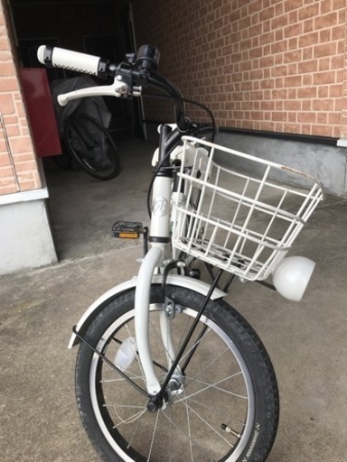 ブリヂストン　16インチ　ホワイト　子供用自転車　値下げしました