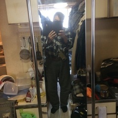 かがみ付き衣紋掛け