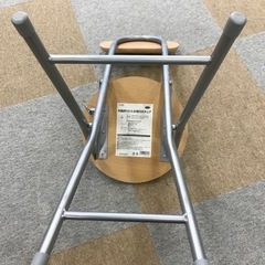木製折りたたみ背付きチェア（5脚有り）の画像