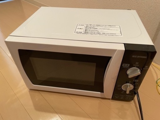【電子レンジ】アイリスオーヤマ 2017年製 単機能