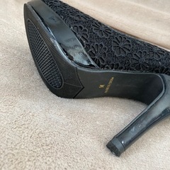 試し履き　オープントゥ　パンプス　Mの画像