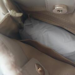 新品タグ付き★ファー2wayミニバッグ★ベージュの画像