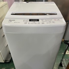 Hisense 洗濯機 7.5kg HW-G75A 2021年製 美品 中古