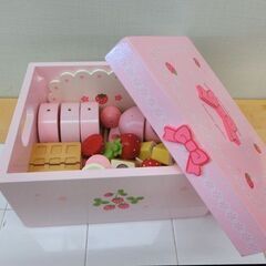 マザーガーデン 木のおままごとセット 野いちご スウィートカフェリボン クリエイティブヨーコ 木製 おもちゃ 札幌市西野の画像