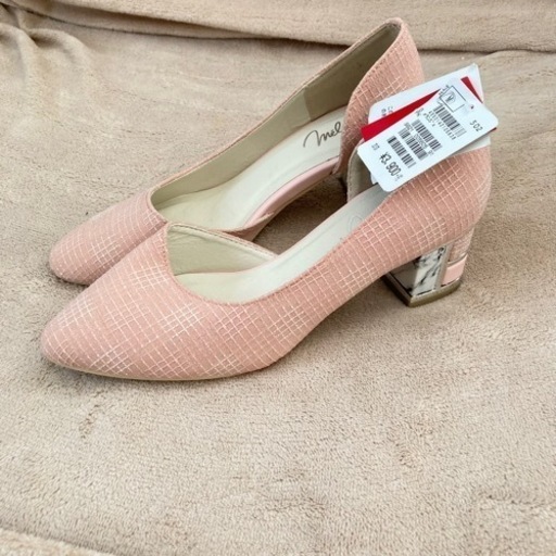新品　ローヒール　パンプス　M