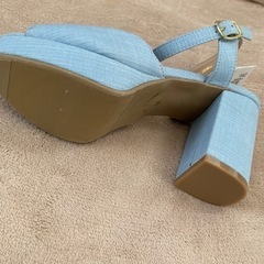 新品　デニム　ミュール　Mの画像