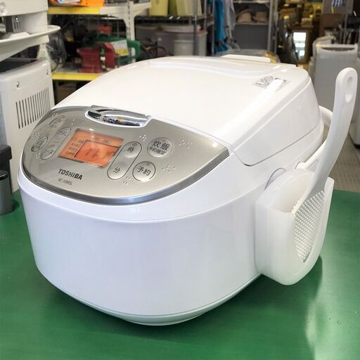 12/25■TOSHIBA/東芝 マイコン 炊飯器 RC-10MSL 5.5合 2019年製■