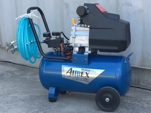 美品！アネスト岩田◇オイル式コンプレッサ◇24リットルタンク◇HX0600