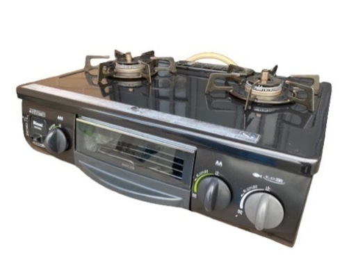 2015年製 Rinnai リンナイ RT31NHS-L ガスコンロ 都市ガス 左強火力 ブラック(1218k