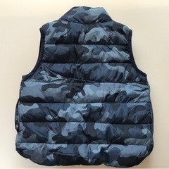 GAP ベスト 90cmブルー迷彩柄ベストの画像