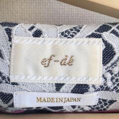【ef-de / エフデ】ワンピース　9号　花柄　made in Japanの画像