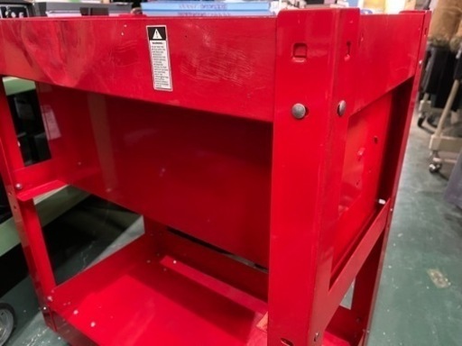 ツールワゴン 赤色 工具入れ 中古現状