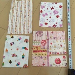和柄洋柄いろいろ34個　フタのないポケットみたいな袋の画像